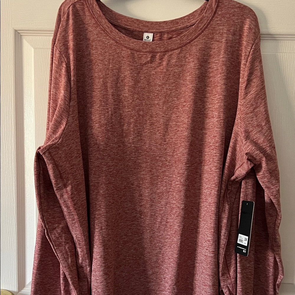 90 Degree By Reflex Women's Red Jersey Top NWT